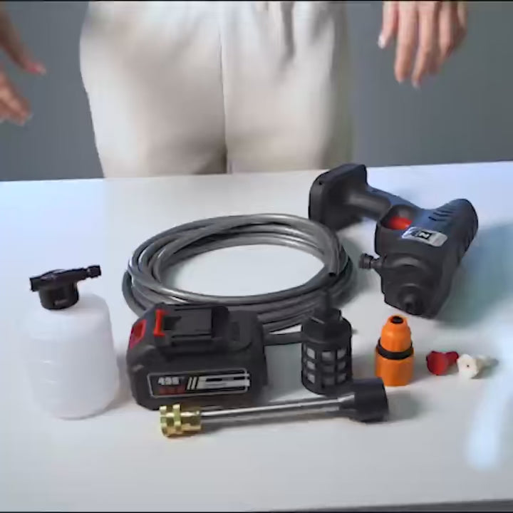 Wireless High Pressure Cleaner Washing Machine Spray Water Gun Car Washing Pressure Water Cleaning Machine